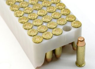 50 Schuss GECO .357 Magnum FMJ Flat Nose Vollmantel Flachkopf Munition 158gr 10,2g Revolverpatronen
