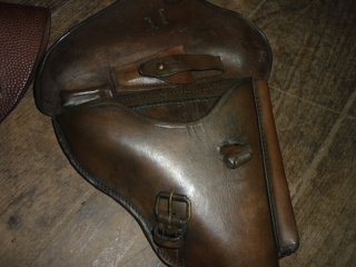 08 Pistolentasche Marine Pistolentasche 08 Konvolut 3 Holster Koffertasche Revolverholster