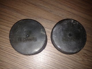 Militaria WW2 5x Laufabdeckung MG131 Luftwaffe