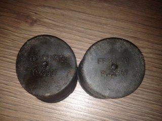 Militaria WW2 5x Laufabdeckung MG151 Luftwaffe
