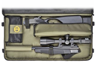 BERGARA BA13TD Futteral / Tasche für zerlegte Kipplaufbüchse (Blaser K95) Farbe grün Maße 70 x 32 cm
