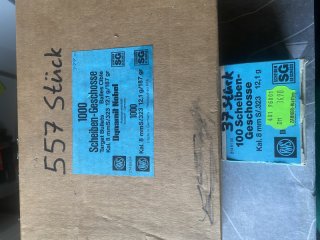 Scheibengeschosse SG 8mm 594Stück