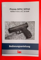 Heckler & Koch, SFP9/ 9mm Luger- .40 S&W Bedienungsanleitung