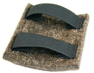 1 x Vorderschaftauflage aus FILZ 1,5cm Dick & 10cm x 10cm | Schutz Holzschaft | präzise Schießen !