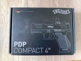 Walther PDP Compact 4" mit RedDot und Blowback NEU