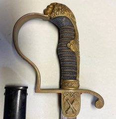 Preußen, Löwenkopfsäbel für Offiziere der Artillerie