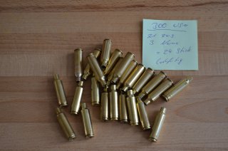 Wiederladen Hülsen 300 WSM 24 Stück ladefertig