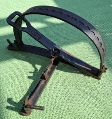Fangeisen, Marderfalle, Eiabzugseisen Original Weißer