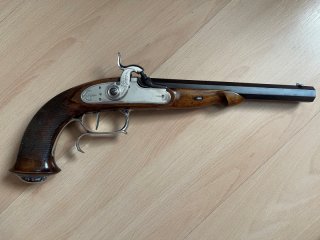 Le Page Vorderladerpistole Kaliber .36