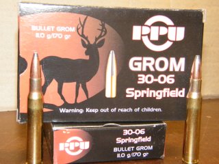 .30-06/170 grs. Grom A-323 PPU 100 stk. #SSZ Berka