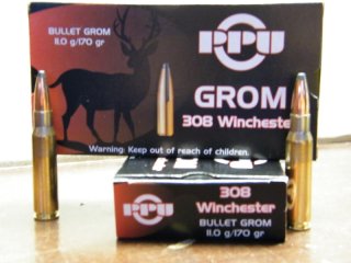 .308win/170 grs. Grom PPU A-379 100 stk. #SSZ Berka