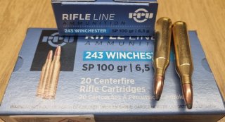 .243/100grs SP PPU 20 stk. No. A-134 # SSZ Berka