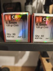Hornady 6,5 CX 120 gr