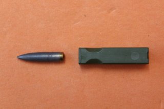 Sammler-/Dekomunition Testkörper Anzündkette Teleskoppatrone 4,73x33 DAG für hülsenloses HK G11 H&K
