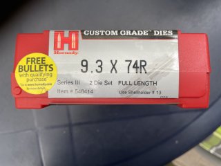Matrize Hornady 9,3x74R