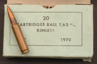 100 Stk. Patronen .308, engl. Surplus
