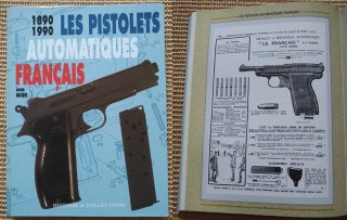 Standardwerk Klassiker Selbstladepistolen Frankreich >Les pistolets automatiques français 1890-1990<