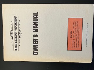 Original Manual (Bedienungsanleitung) Bren Ten 10mm Pistole