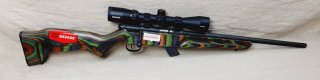Rep.Büchse Savage Mark II Minimalist grün .22 LR, 18" Lauf,1/2x28 10 RD Magazin + ZF 5/819