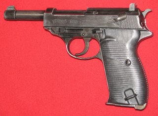 CO2 Pistole, eine WALTHER P38 mit F - Zeichen in 4,5mm BB