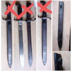 Bajonett, Hülle, 05,Bastler, Fund, Ersatzteil, Bastler, Seitengewehr, 1.WK,Preußen, Machete