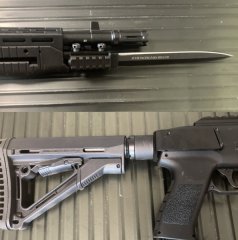 Combat Paket für Umarex HDB 68 TB68: Taktischer Schaft + Picatinny Bajonett
