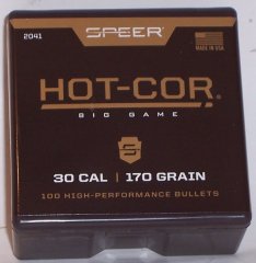 100St. SPEER .30(.308Dia.) - 170 - Hot Core-SPFN -#2041 - Versand ab 6,40€