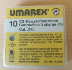 Umarex CS - Reizstoffpatronen
