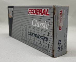 Federal Classic Kal. .30-30Win Soft Point Flat Nose 150grs HI-Shok 18 Stck. Waffen-Sabinger