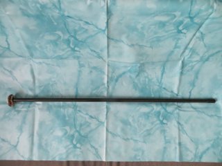Hirschrose / Wanderstock - Hochglanz-Carbon