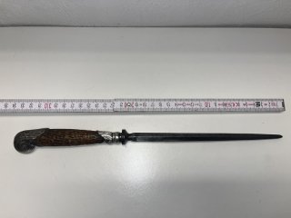 Dolch Stilett mit Silberverzierung.Ca.17 Jhdt