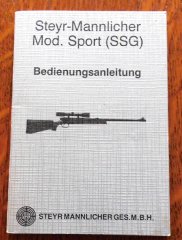 Bedienungsanleitung Steyr-Mannlicher Mod.Sport SSG SSG