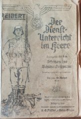 Alter Reibert von 1941 " Der Dienstunterricht im Heere "