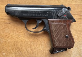 Pistole Erma EGP 55 im cal 8mm Knall