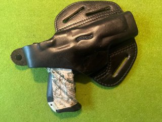 WALTHER PANCAKE HOLSTER GROßPISTOLEN VERMUTLICH PPQ AUCH SIG 220 SERIE BERETTA 80 BAUÄHNLICHE