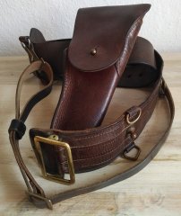 original Colt 1911 Holster mit Sam Browne Belt Griechenland 1940/41?