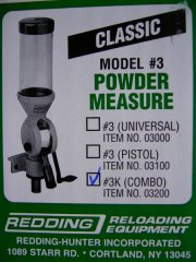 Redding Pulverfüller Model 3K Combo. Redding Produkte sind immer eine gute Wahl.