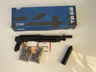Umarex T4E TB 68 Gen2 mit Schalldämpfer u. Munition