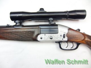 Bockbüchsflinte Heym Mod.22F, Kaliber 16/70-.222Rem.mit Zielfernrohr 4x32!!!