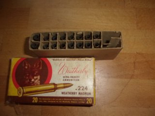 36 Hülsen .224 Weatherby Magnum