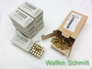 Munition 700 Patronen Kaliber 9mm Luger, verschiedene Hersteller. OVP!!!