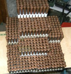 Hülsen 7,62 X 54 R für Russ. Stückzahl 740 verkupfert