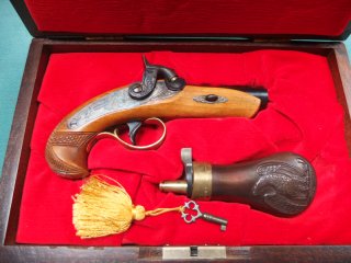 Derringer Philadelphia, 800er Silber Ausführung, Selten!