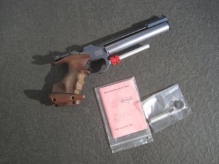 Matchluftpistole Anschütz SAM M10 - Pressluft !