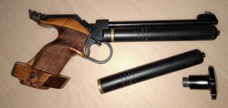 Walther CP 2 ,Co2 Luftpistole Kaliber 4,5mm,+ Zubehör
