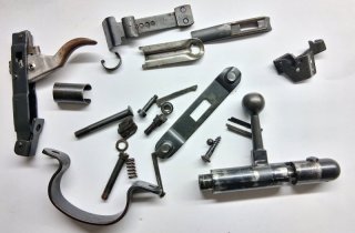 Konvolut Ersatzteile Kleinteile für KK Kleinkaliber Anschütz Einzellader Büchse cal. .22l.r.