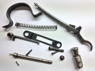 Konvolut Ersatzteile für KK Kleinkaliber Anschütz Büchse cal. 9mm Flobert Teile Freier Teilesatz