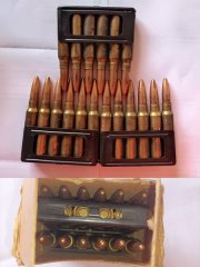 7,35 CARCANO. Original Patronen 1939 +Schachtel+Laderahmen. DEKO.
