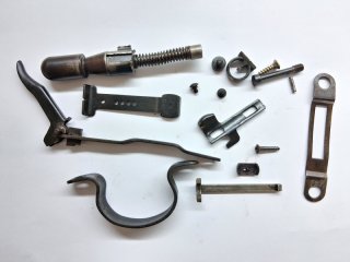 Konvolut Ersatzteile für KK Kleinkaliber Anschütz Büchse cal. 9mm Flobert Teile Freier Teilesatz
