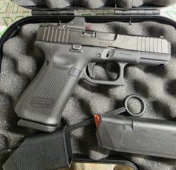 Glock 19 Gen 5 MOS mit HOLOSUN SCS und Holster !